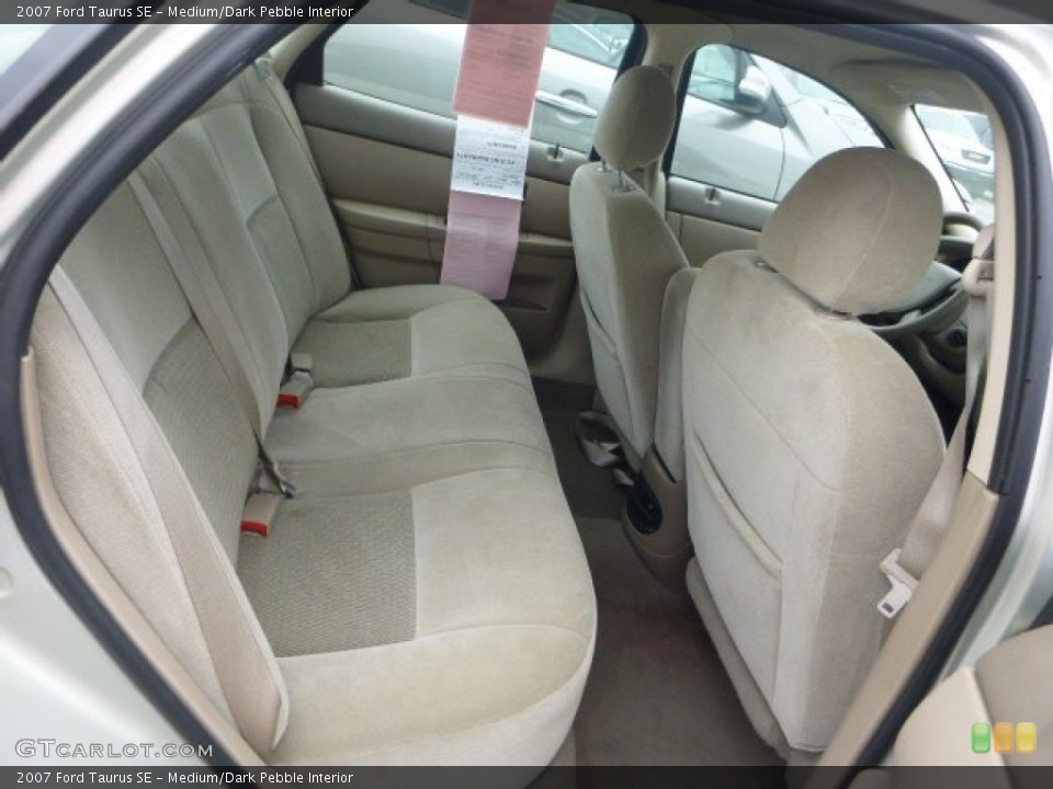 Medium/Dark Pebble Interior Rear Seat for the 2007 Ford Taurus SE #102823666