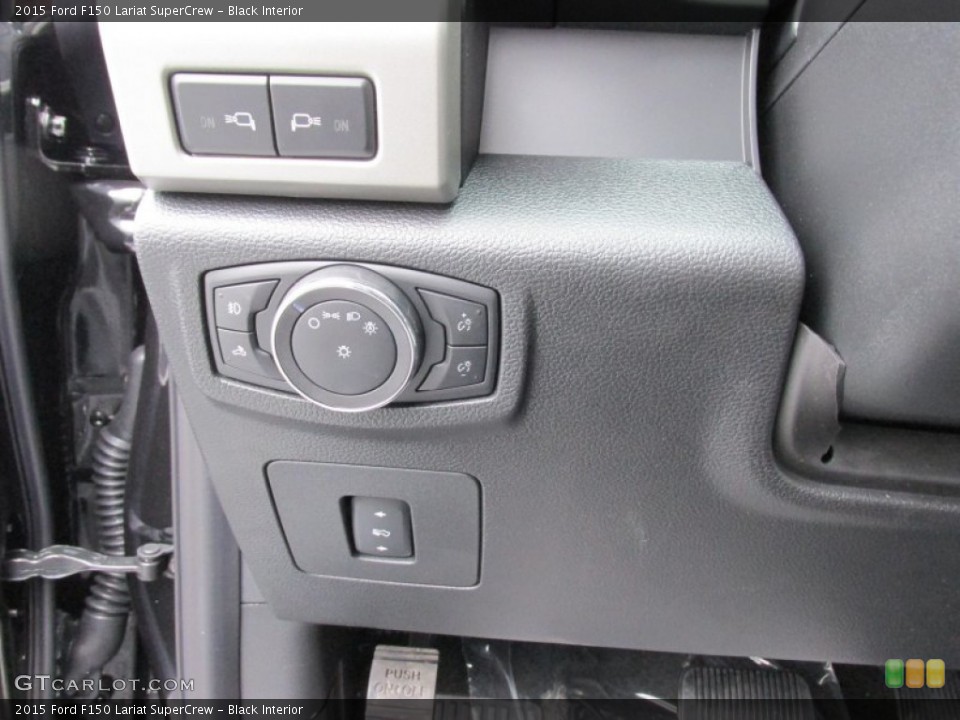 Black Interior Controls for the 2015 Ford F150 Lariat SuperCrew #102827746