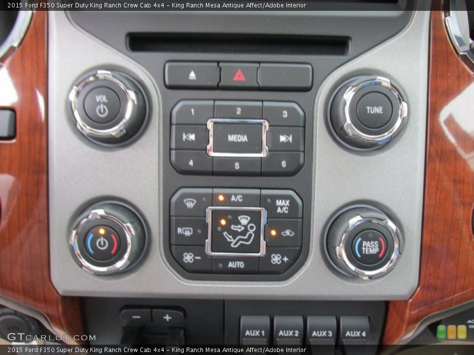 King Ranch Mesa Antique Affect/Adobe Interior Controls for the 2015 Ford F350 Super Duty King Ranch Crew Cab 4x4 #102832186