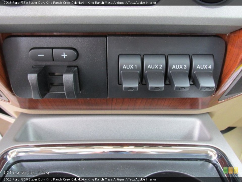 King Ranch Mesa Antique Affect/Adobe Interior Controls for the 2015 Ford F350 Super Duty King Ranch Crew Cab 4x4 #102832210