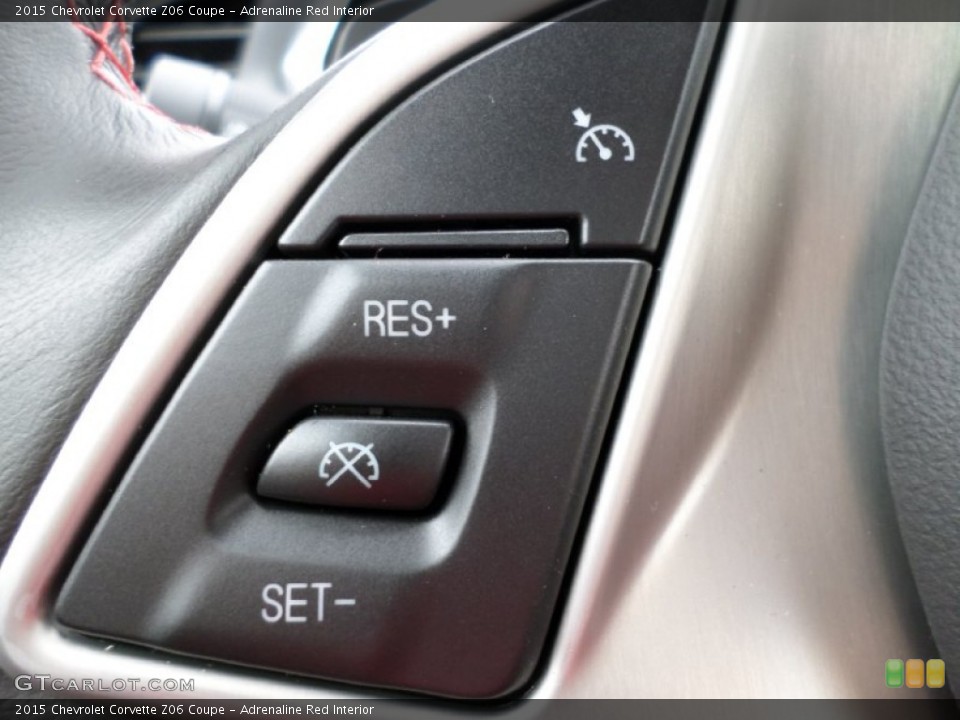 Adrenaline Red Interior Controls for the 2015 Chevrolet Corvette Z06 Coupe #102832726
