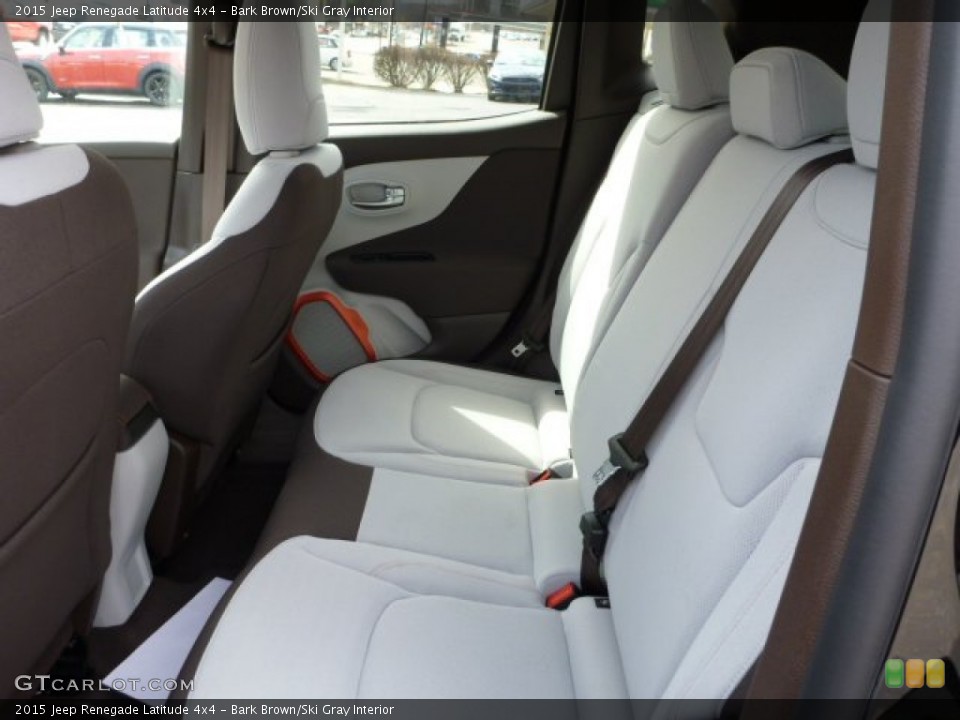 Bark Brown/Ski Gray Interior Rear Seat for the 2015 Jeep Renegade Latitude 4x4 #102832771