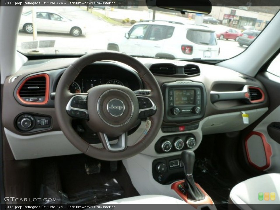 Bark Brown/Ski Gray 2015 Jeep Renegade Interiors