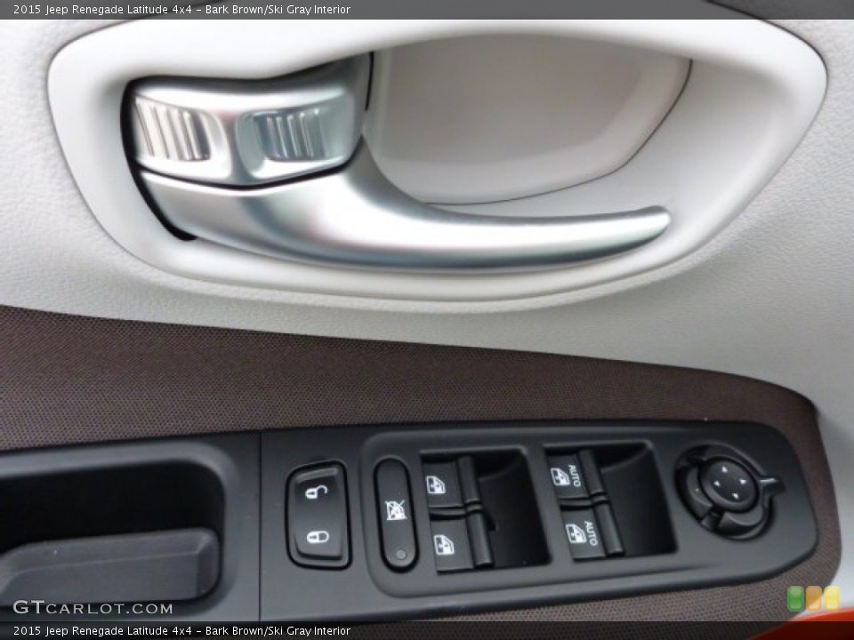 Bark Brown/Ski Gray Interior Controls for the 2015 Jeep Renegade Latitude 4x4 #102832819