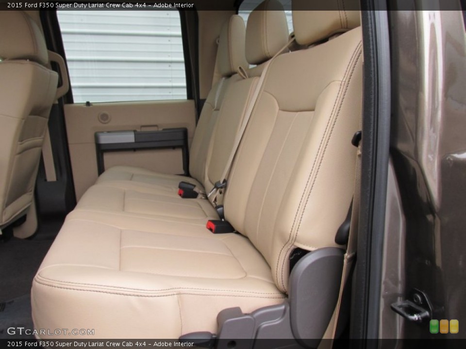 Adobe Interior Rear Seat for the 2015 Ford F350 Super Duty Lariat Crew Cab 4x4 #102832897