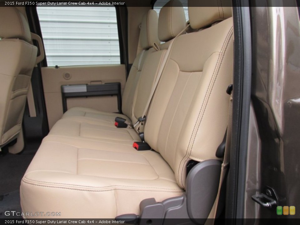 Adobe Interior Rear Seat for the 2015 Ford F350 Super Duty Lariat Crew Cab 4x4 #102832897