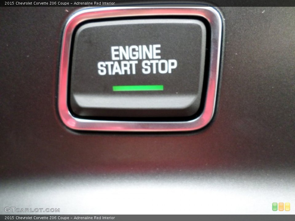 Adrenaline Red Interior Controls for the 2015 Chevrolet Corvette Z06 Coupe #102832915