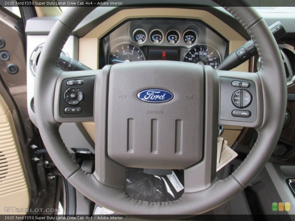 Adobe Interior Steering Wheel for the 2015 Ford F350 Super Duty Lariat Crew Cab 4x4 #102833218