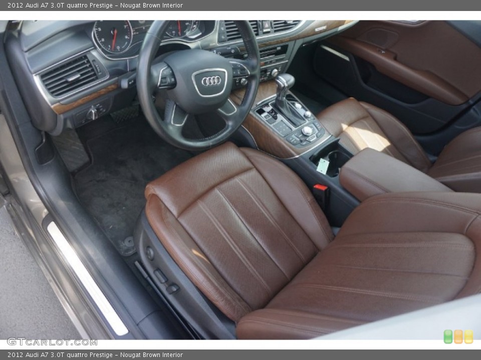 Nougat Brown Interior Photo for the 2012 Audi A7 3.0T quattro Prestige #102837376