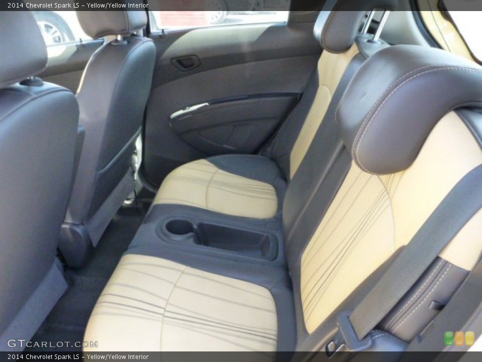 Yellow/Yellow Interior Rear Seat for the 2014 Chevrolet Spark LS #102842731