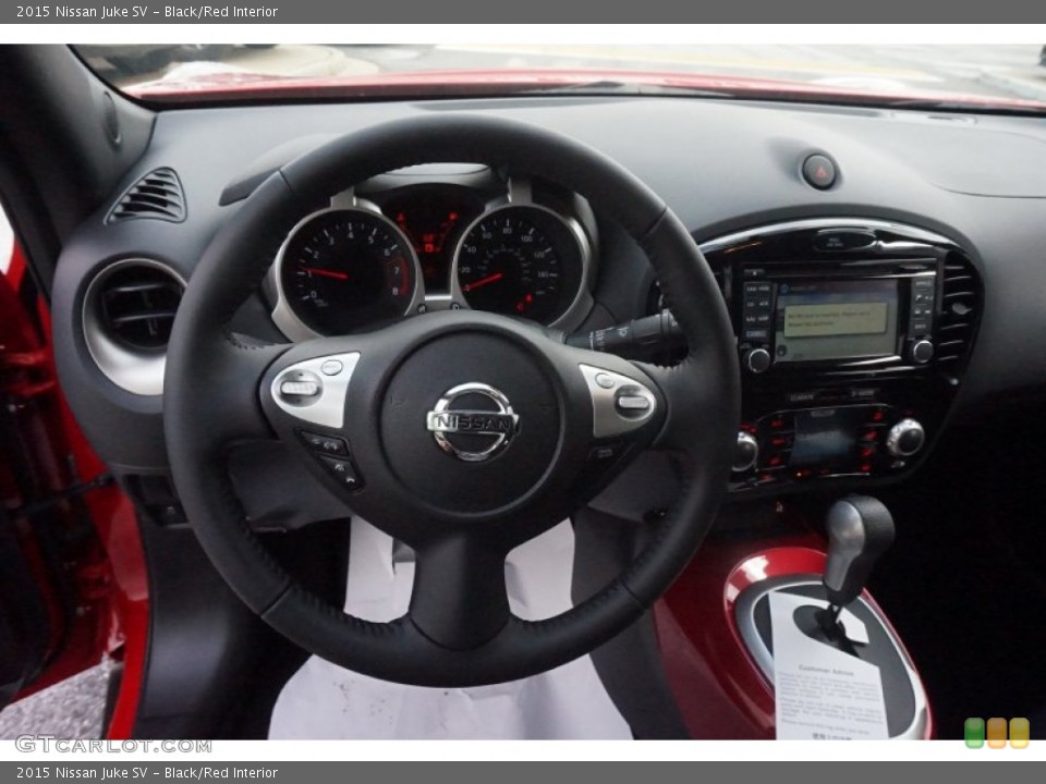 Black/Red Interior Dashboard for the 2015 Nissan Juke SV #102845940