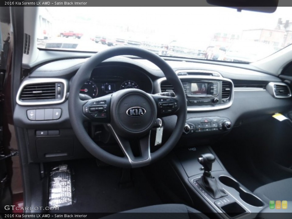 Satin Black Interior Dashboard for the 2016 Kia Sorento LX AWD #102846864