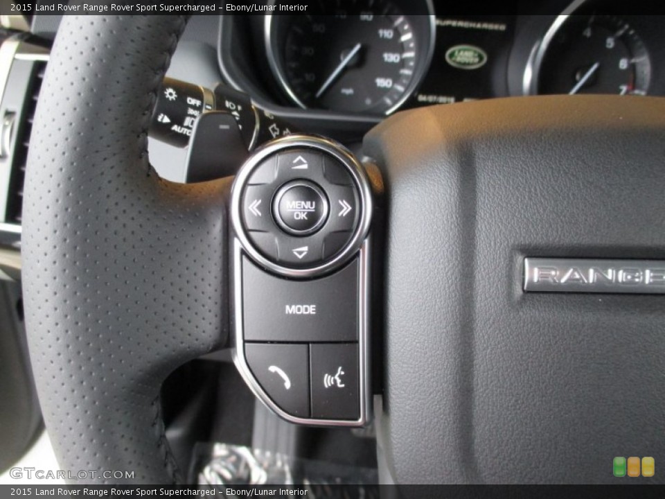 Ebony/Lunar Interior Controls for the 2015 Land Rover Range Rover Sport Supercharged #102850044