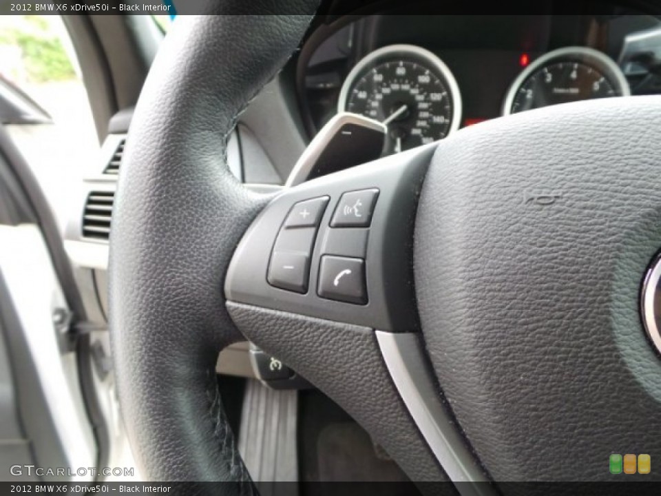 Black Interior Controls for the 2012 BMW X6 xDrive50i #102855399