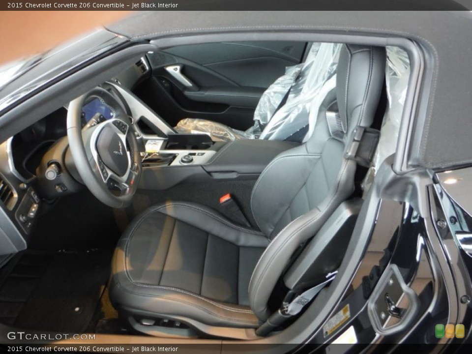 Jet Black Interior Photo for the 2015 Chevrolet Corvette Z06 Convertible #102855597