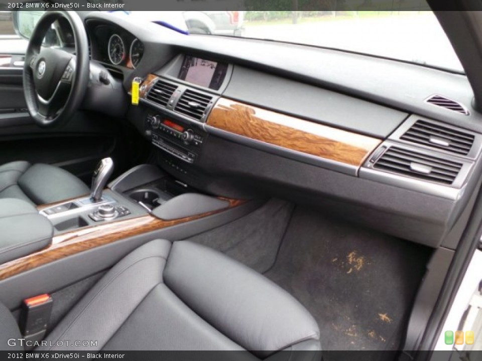 Black Interior Dashboard for the 2012 BMW X6 xDrive50i #102855710