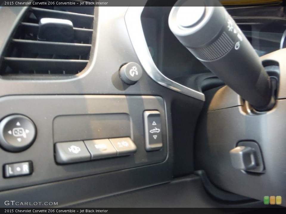 Jet Black Interior Controls for the 2015 Chevrolet Corvette Z06 Convertible #102855717