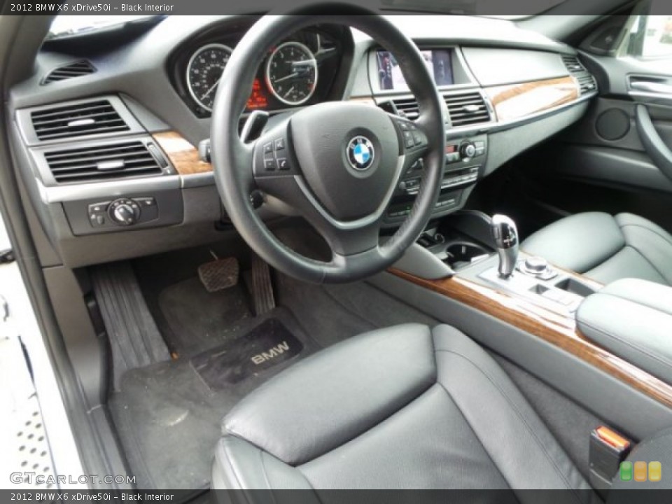 Black Interior Photo for the 2012 BMW X6 xDrive50i #102855969