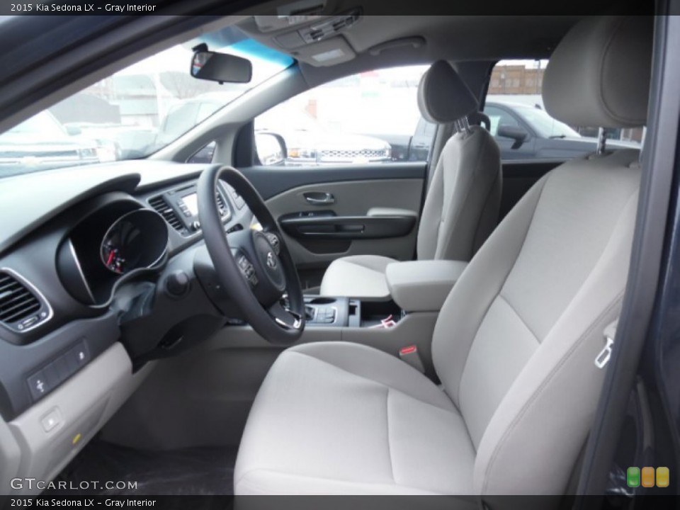Gray Interior Photo for the 2015 Kia Sedona LX #102858342
