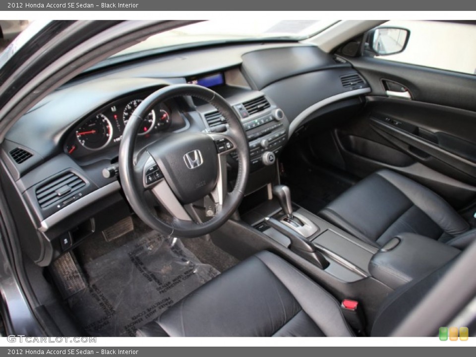 Black Interior Photo for the 2012 Honda Accord SE Sedan #102860745