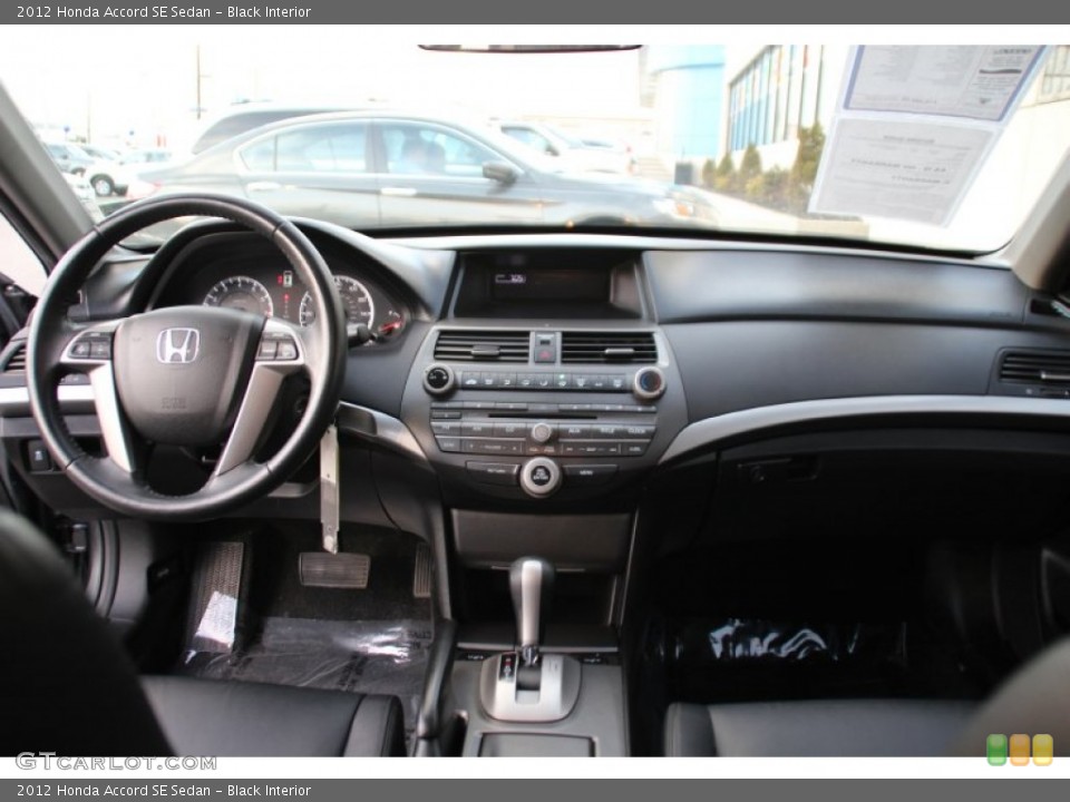Black Interior Dashboard for the 2012 Honda Accord SE Sedan #102860772