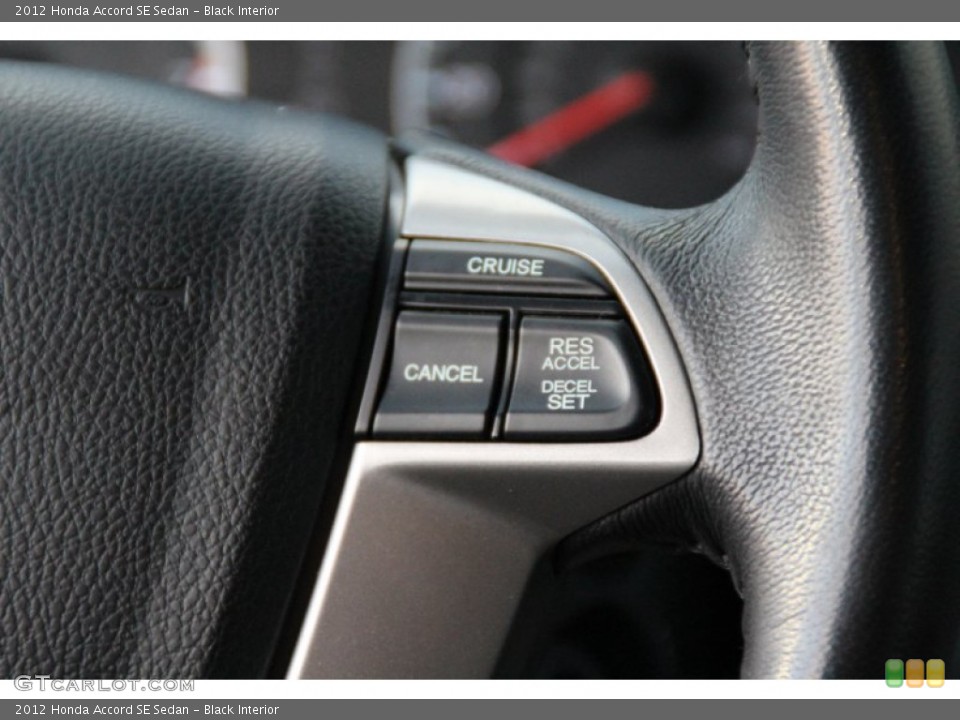 Black Interior Controls for the 2012 Honda Accord SE Sedan #102860877