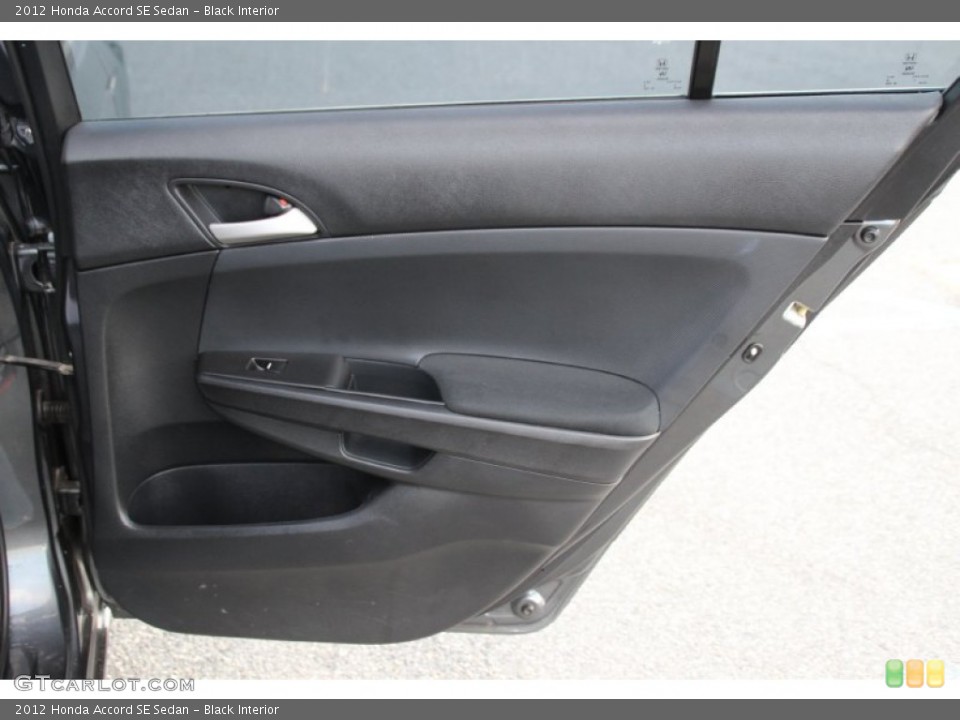 Black Interior Door Panel for the 2012 Honda Accord SE Sedan #102860976