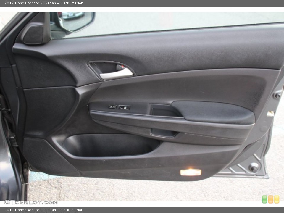 Black Interior Door Panel for the 2012 Honda Accord SE Sedan #102861009