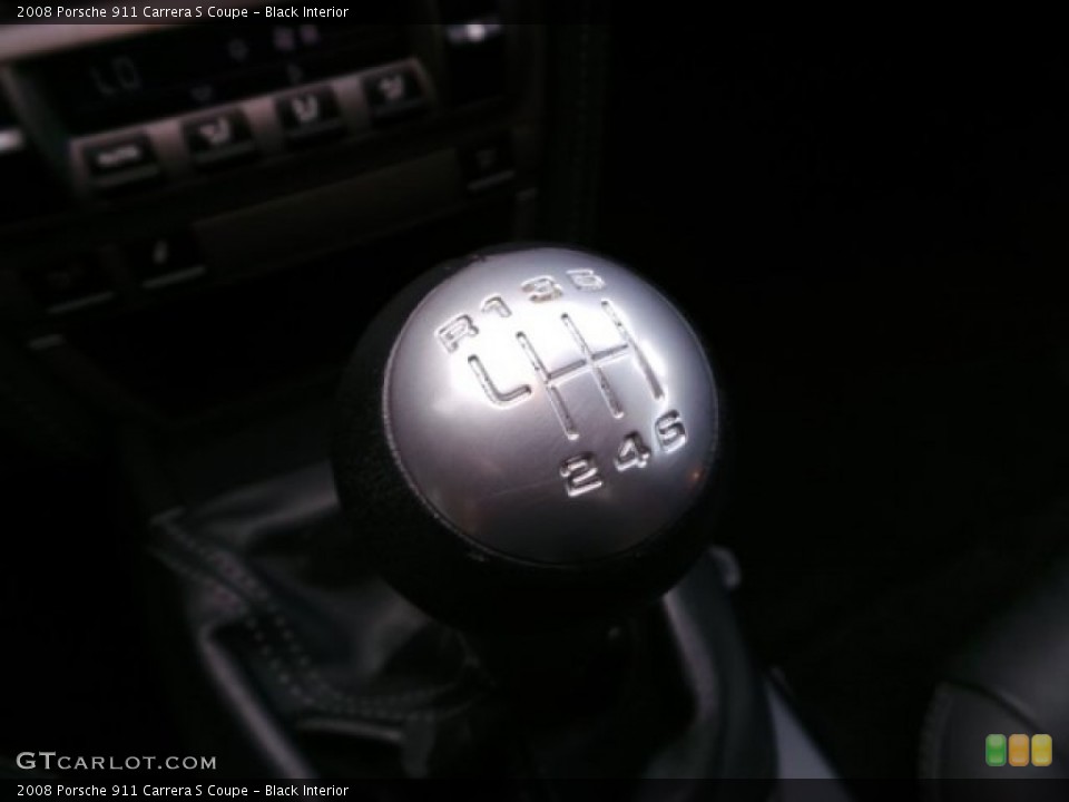 Black Interior Transmission for the 2008 Porsche 911 Carrera S Coupe #102861330