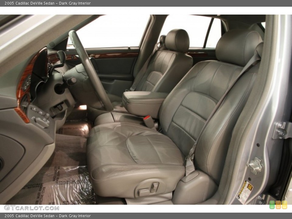 Dark Gray Interior Front Seat for the 2005 Cadillac DeVille Sedan #102861347