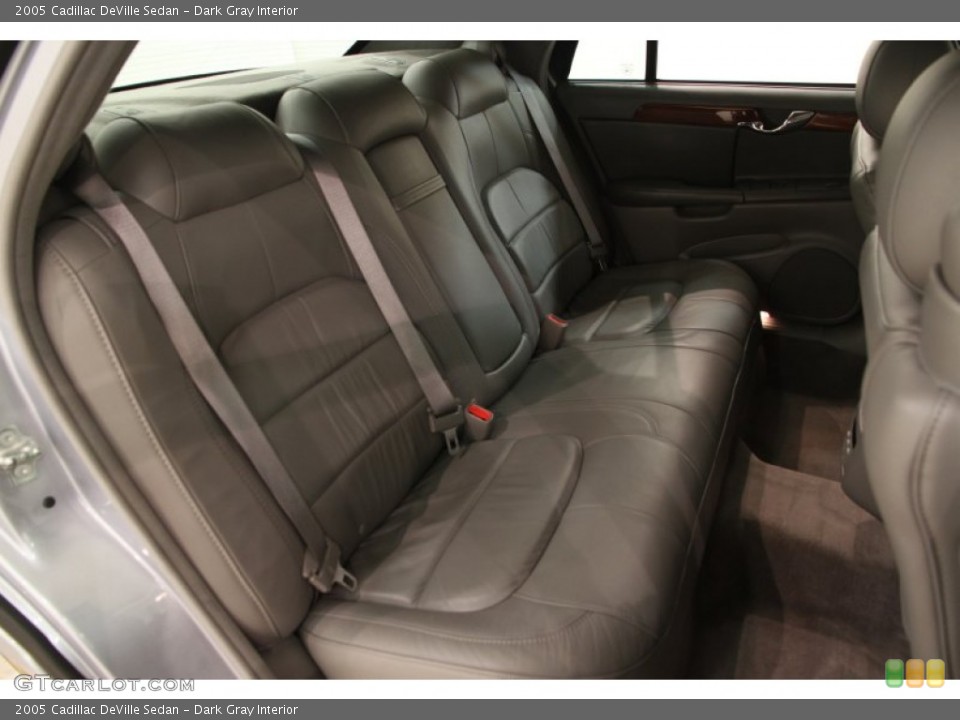 Dark Gray Interior Rear Seat for the 2005 Cadillac DeVille Sedan #102861456