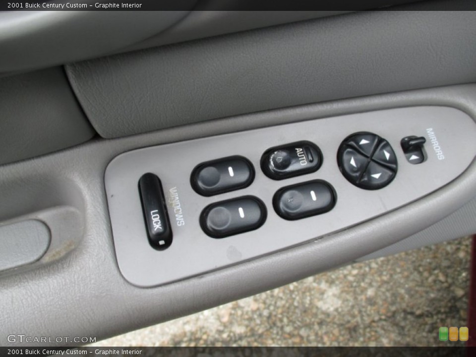 Graphite Interior Controls for the 2001 Buick Century Custom #102866967