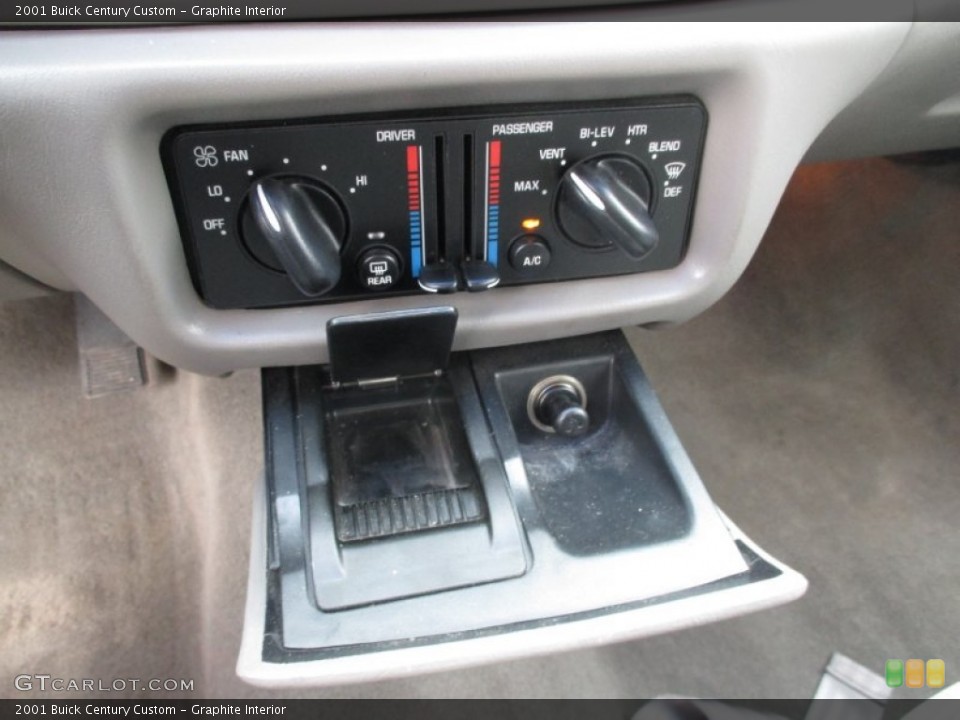 Graphite Interior Controls for the 2001 Buick Century Custom #102867111