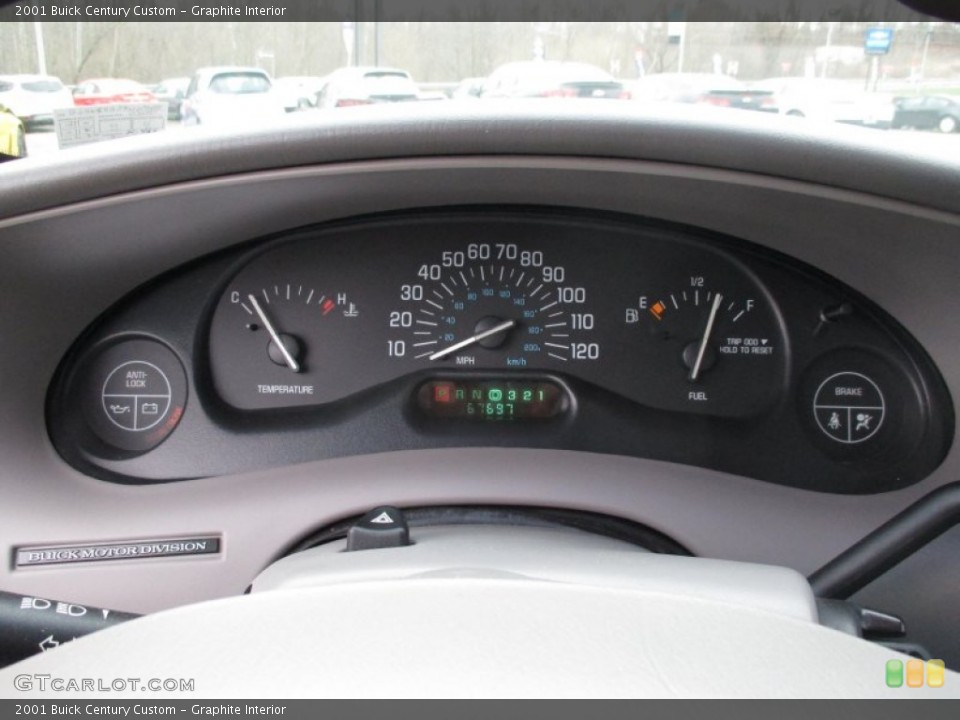 Graphite Interior Gauges for the 2001 Buick Century Custom #102867198