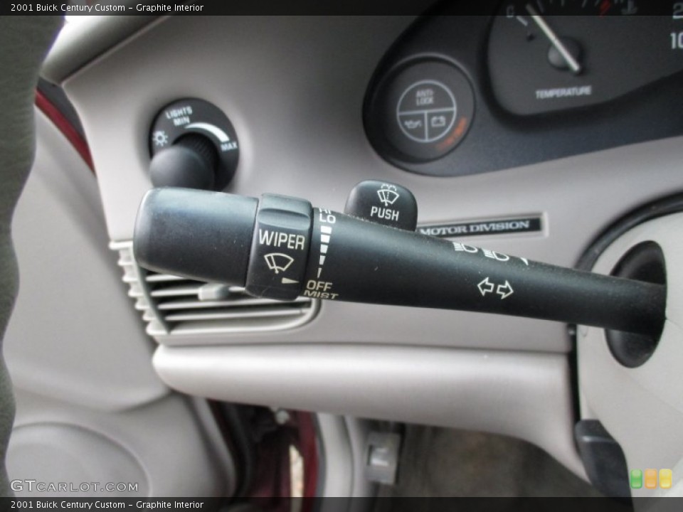 Graphite Interior Controls for the 2001 Buick Century Custom #102867213