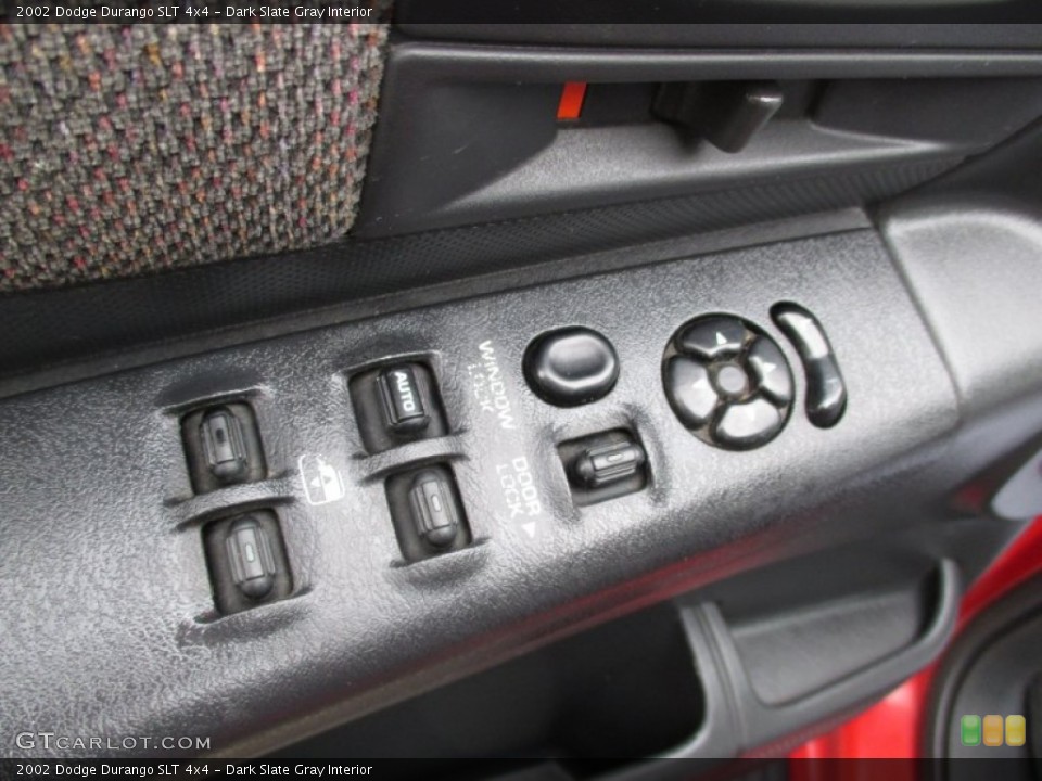 Dark Slate Gray Interior Controls for the 2002 Dodge Durango SLT 4x4 #102867693