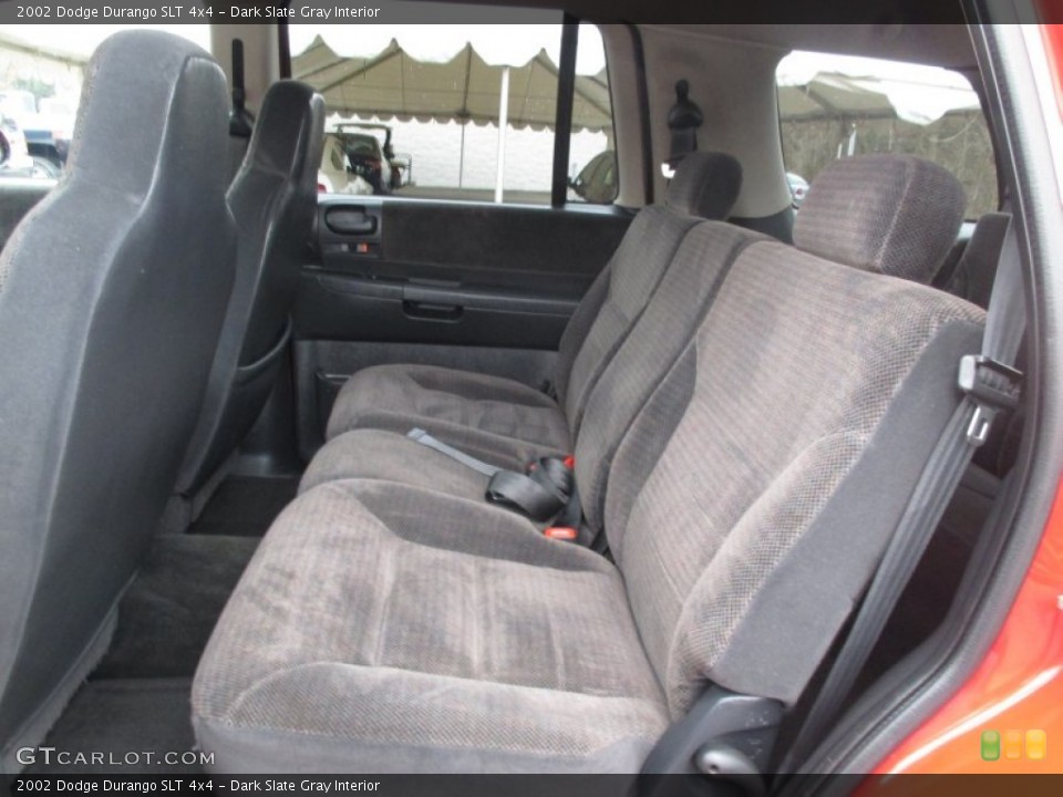 Dark Slate Gray Interior Rear Seat for the 2002 Dodge Durango SLT 4x4 #102867720
