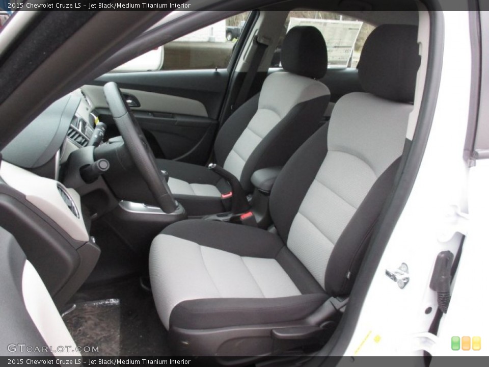 Jet Black/Medium Titanium Interior Front Seat for the 2015 Chevrolet Cruze LS #102868635