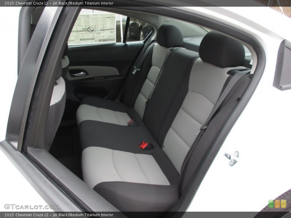 Jet Black/Medium Titanium Interior Rear Seat for the 2015 Chevrolet Cruze LS #102868638