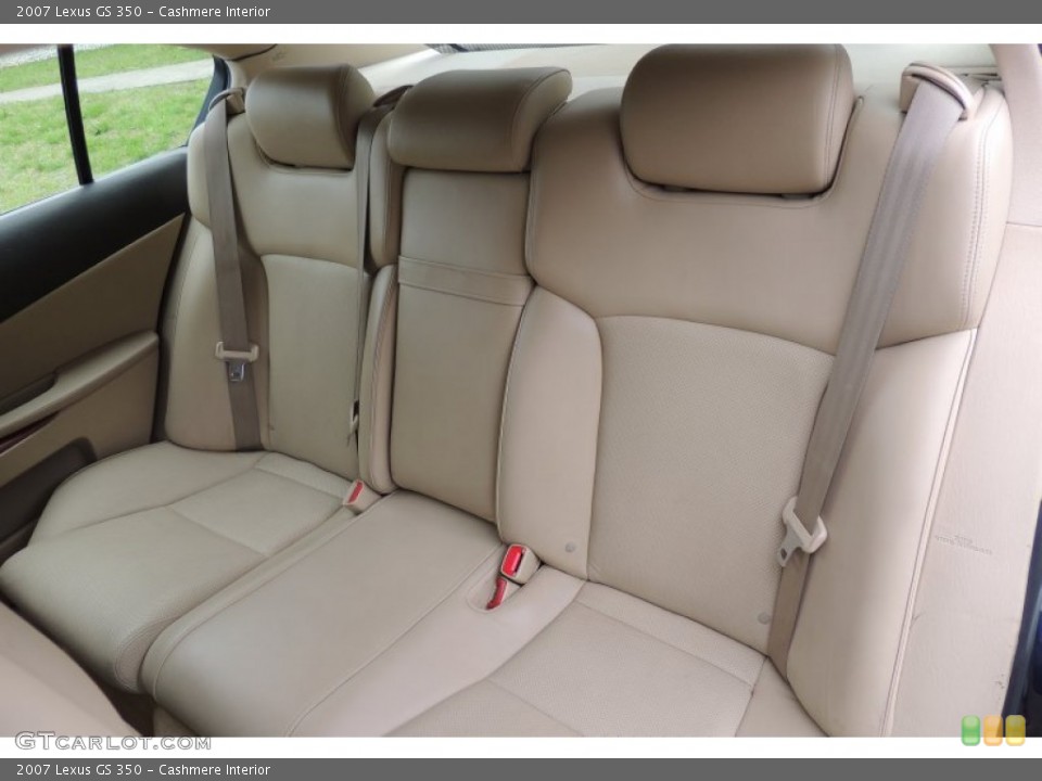 Cashmere Interior Rear Seat for the 2007 Lexus GS 350 #102869994