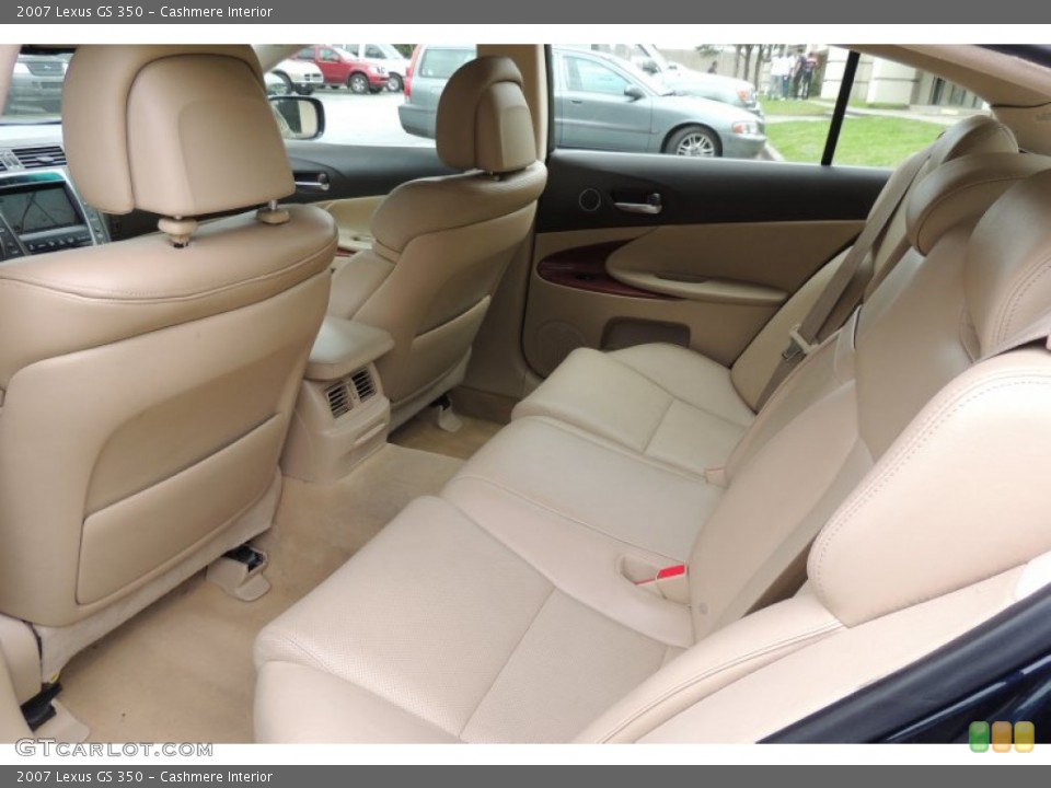 Cashmere Interior Rear Seat for the 2007 Lexus GS 350 #102870047