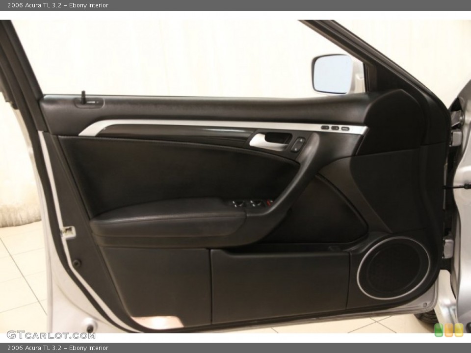 Ebony Interior Door Panel for the 2006 Acura TL 3.2 #102870258