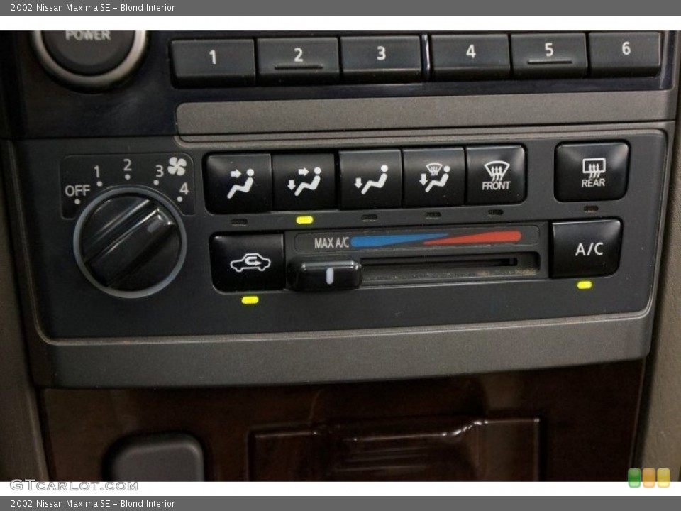 Blond Interior Controls for the 2002 Nissan Maxima SE #102871845