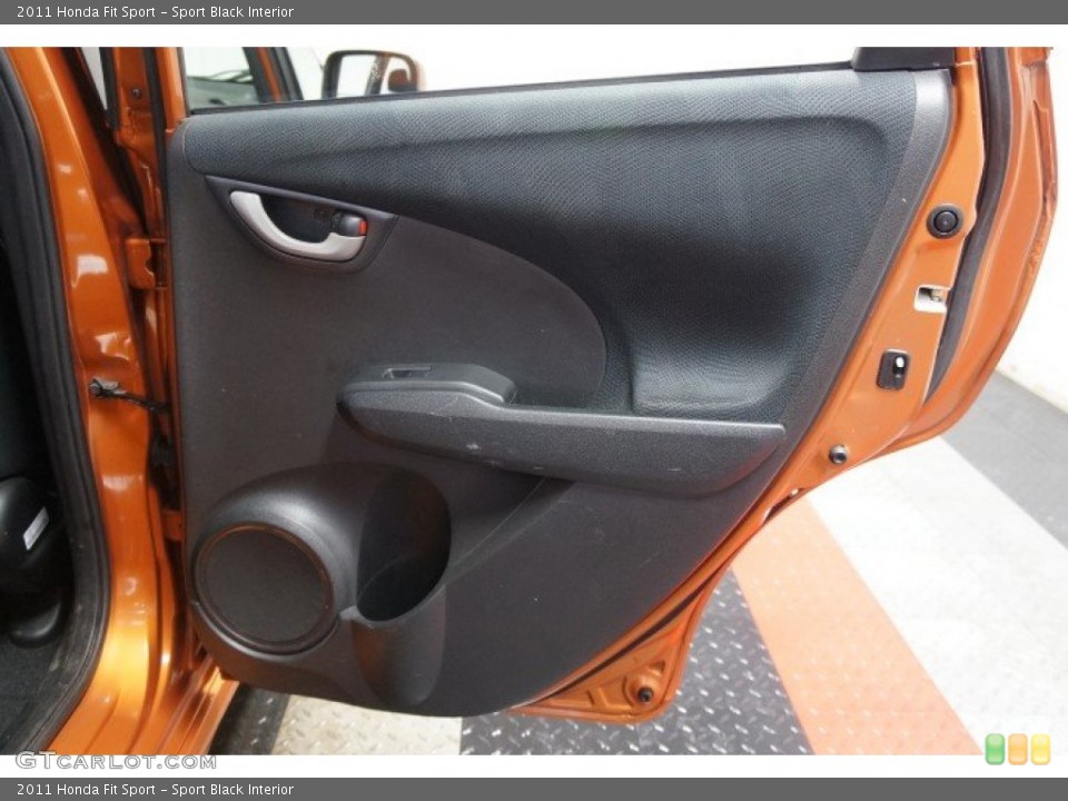 Sport Black Interior Door Panel for the 2011 Honda Fit Sport #102872946