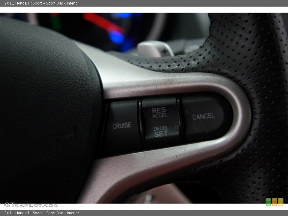 Sport Black Interior Controls for the 2011 Honda Fit Sport #102873085