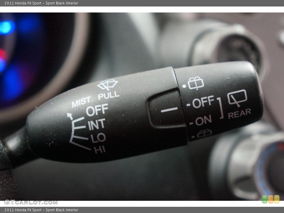 Sport Black Interior Controls for the 2011 Honda Fit Sport #102873150