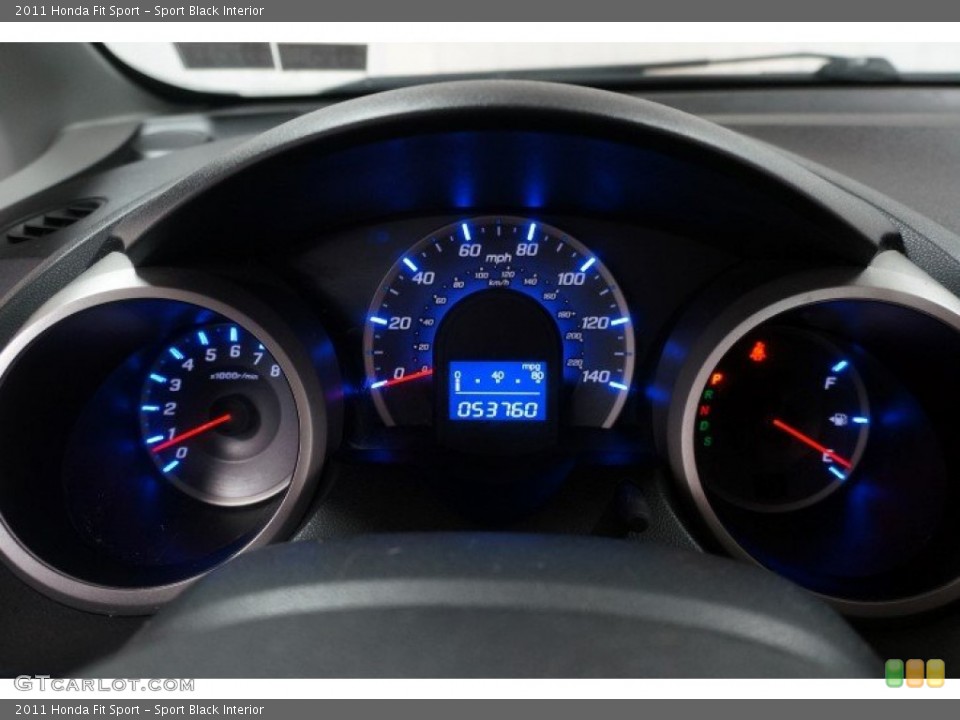 Sport Black Interior Gauges for the 2011 Honda Fit Sport #102873183