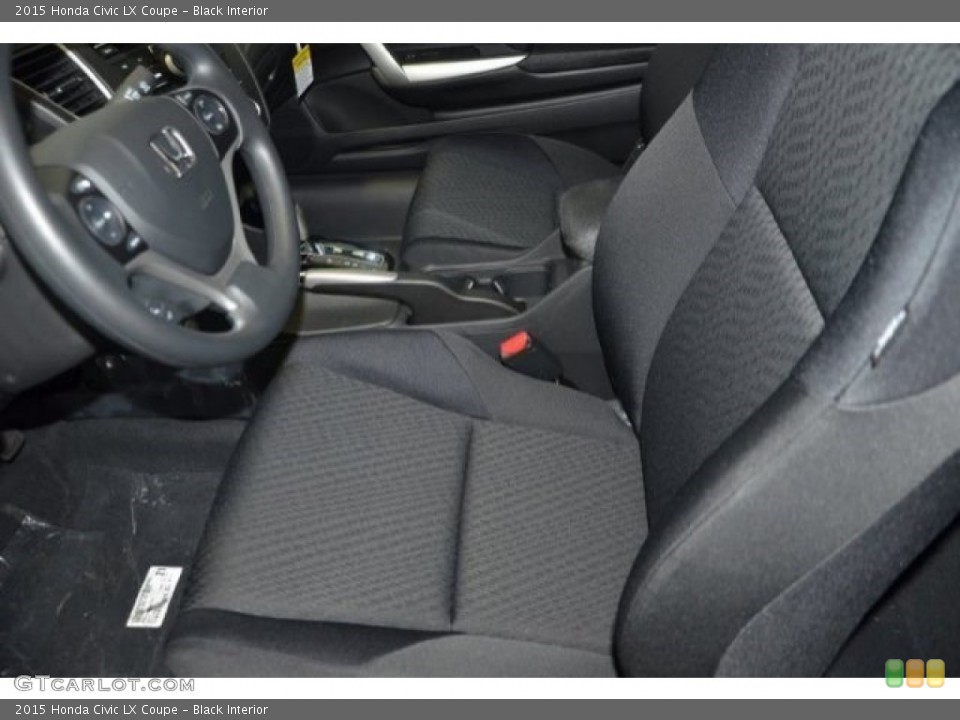 Black Interior Photo for the 2015 Honda Civic LX Coupe #102879594