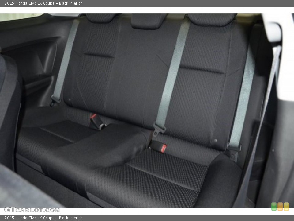 Black Interior Rear Seat for the 2015 Honda Civic LX Coupe #102879644
