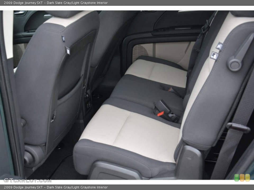 Dark Slate Gray/Light Graystone Interior Rear Seat for the 2009 Dodge Journey SXT #102880743
